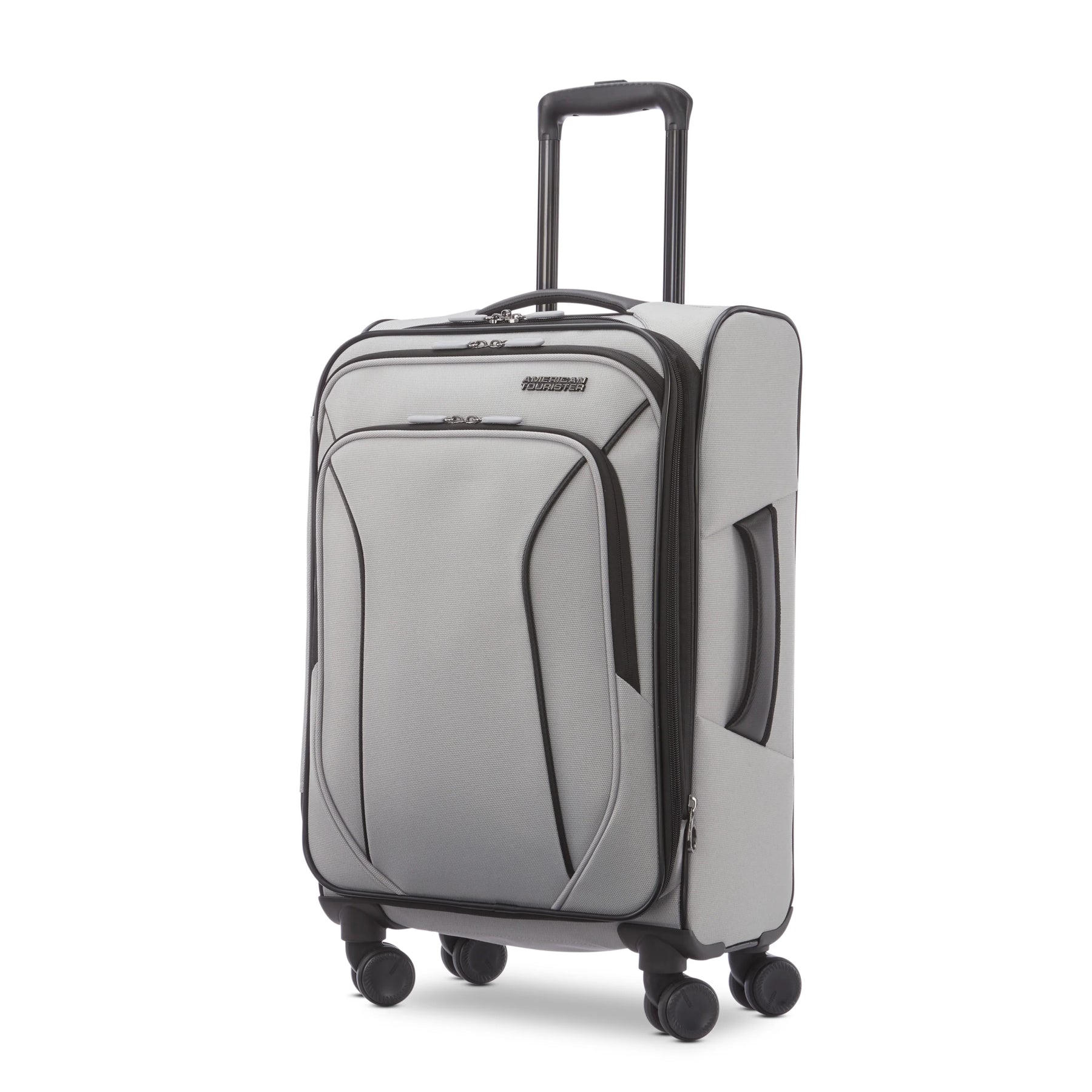 American Tourister X - Lite 3 - Piece Luggage Set with Spinner Wheels - Light Grey