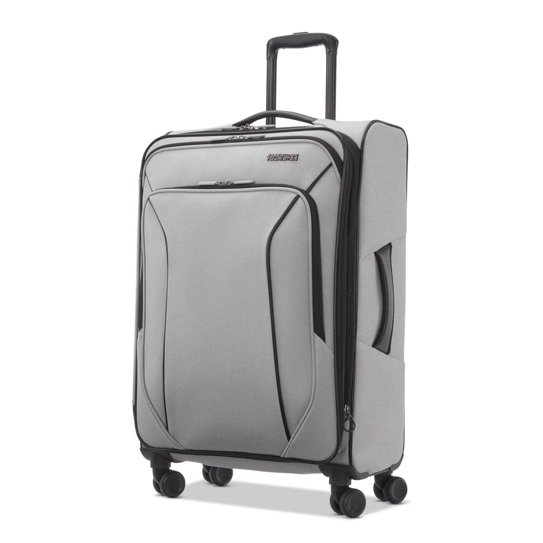 American Tourister X - Lite 3 - Piece Luggage Set with Spinner Wheels - Light Grey