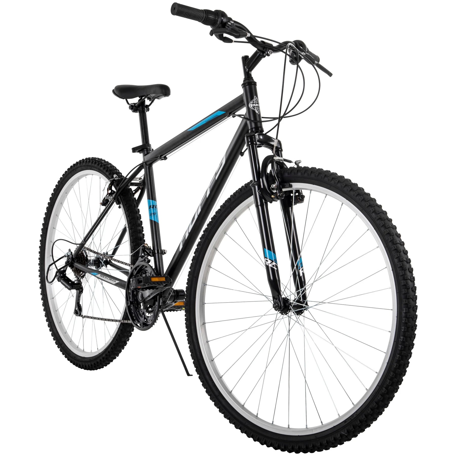 Huffy 29" Rock Creek Mountain Bike, Fits Riders 5'0"+, Matte Black, Adult, Men'S